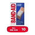 thumbnail image 3 of (3 pack) BAND-AID Brand Tough Strips Adhesive Wound Bandage, Extra Large, 10 Count, 3 of 11