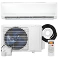 thumbnail image 2 of HOMCOM 18000 BTU Mini Split Air Conditioner, 19 SEER2 230V Inverter AC Unit Cools up to 1250 Sq.Ft, Complete Installation Kit, 2 of 9