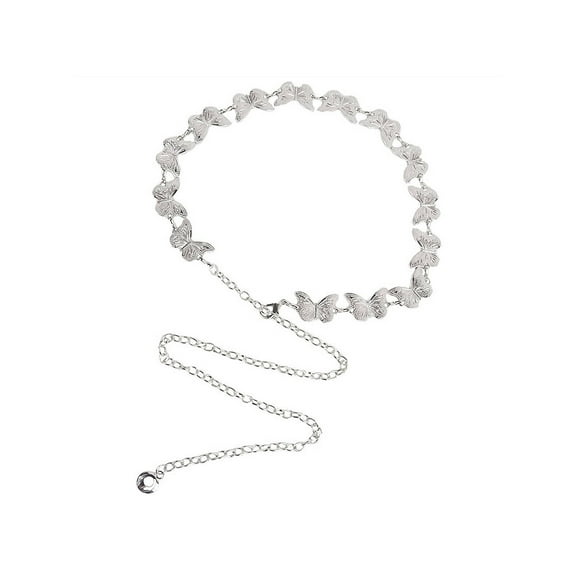 AUQ Belt,Exquisite Metal Chain Design Belts for Women,Versatile Styling Options Western Outfit for Women,Multicolor3,45