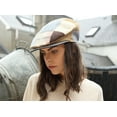 thumbnail image 3 of Hanna Hats Vintage Cap Patchwork 100% Linen Driving Flat Hat Handcrafted in Ireland, 3 of 6
