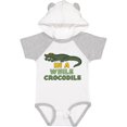 thumbnail image 3 of Inktastic In a While Crocodile with Cool Green Crock in Sunglasses Boys or Girls Baby Bodysuit, 3 of 5