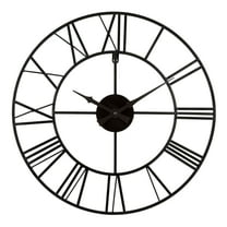 La Crosse Clock 404-3451 20-inch Metal Tower Quartz Analog Wall Clock