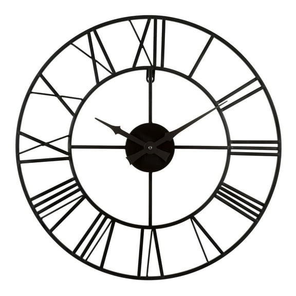 La Crosse Clock 404-3451 20-inch Metal Tower Quartz Analog Wall Clock
