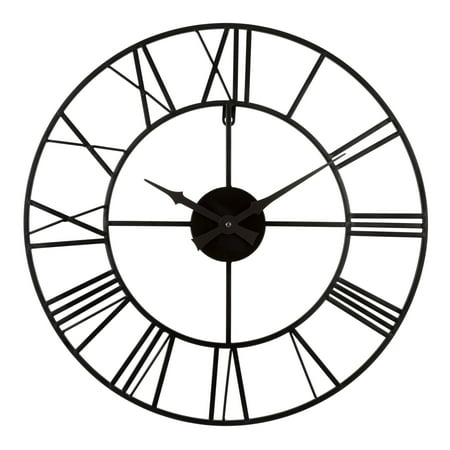 La Crosse Clock 404-3451 20-inch Metal Tower Quartz Analog Wall Clock