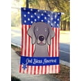 thumbnail image 2 of Carolines Treasures BB2161CHF Weimaraner Canvas House Flag, 2 of 4