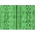 thumbnail image 1 of Ahgly Company Indoor Rectangle Abstract Emerald Green Modern Area Rugs, 2' x 4', 1 of 4