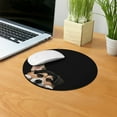 thumbnail image 5 of WIRESTER 7.88 in Round Mouse Pad with Non-Slip Rubber Base for Computers, Laptop, Office & Home - Tricolor Pembroke Welsh Corgi, 5 of 5