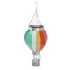thumbnail image 2 of Linterna solar con globo aerostático de 600 mAh, color arcoíris, encendido y apagado automático, luz cálida, luces solares colgantes para exteriores, para patio, jardín y porche, 2 of 15