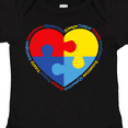 thumbnail image 4 of Inktastic Autism Puzzle Heart Boys or Girls Baby Bodysuit, 4 of 5