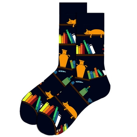 

Knosfe Men Winter Crew Socks Ankle Christmas Winter Warm Socks Free Size