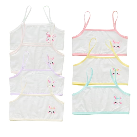 Girls Bra 8-12Teen Student for Teens & Big Girls Cotton Breathable Teen Sports Bra Elastic Shoulder Straps Running Bra Solid