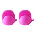 thumbnail image 1 of Agarradera de silicona, agarradera de silicona resistente al calor, para horno, pinzas para cocinar Rosa roja, 1 of 9