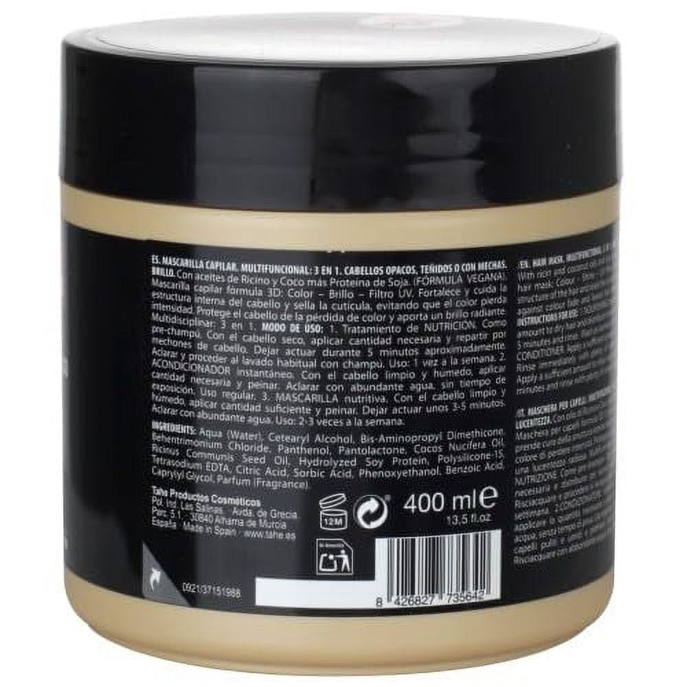 Tahe Gold Protein for Colored Hair Small Kit - Shampoo 300ml + Mask 400ml + Styling Cream 100ml