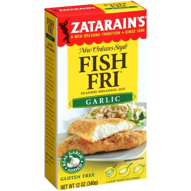 Zatarain's FishFri Garlic Seafood Breading Mix, 12 Oz