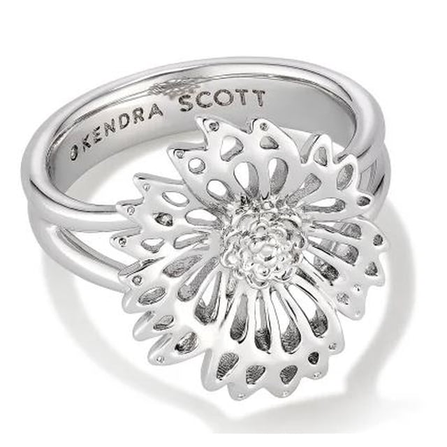 Kendra Scott Brielle Band Ring in Silver Size 5