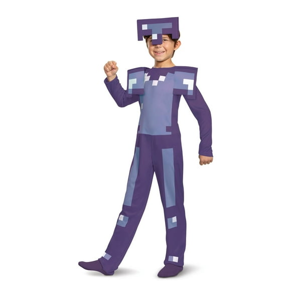 Disguise Minecraft Enchanted Diamond Armor Child Costume