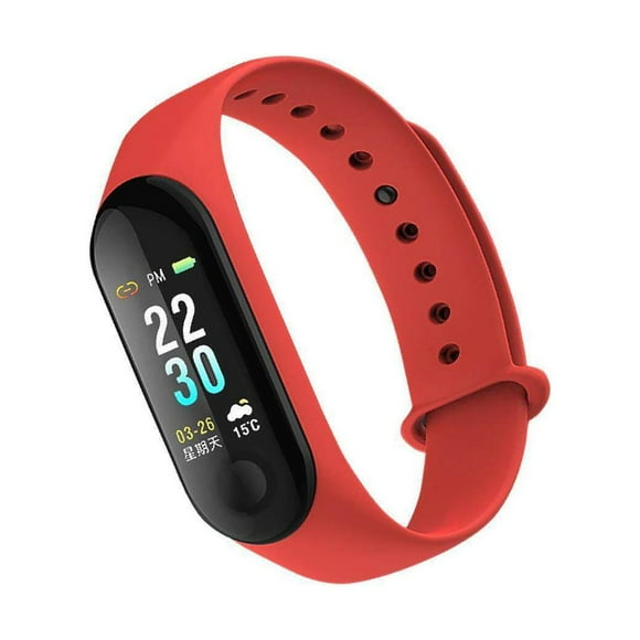 Smart Watch Heart Rate Monitor Sleep Monitor Pedometer Smartwatch Red