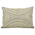 thumbnail image 2 of Nourison Dallas- Southwestern Beaded Aztec Ivory Throw Pillow, 2 of 3