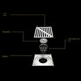 thumbnail image 3 of 4 Inch Thickened Square Floor Drain, 304 Stainless Steel with Removable Hair Catcher Cover Grate Parts Shower Drain for Kitchen Balcony Garage (Silver) by Fakrich, 3 of 10
