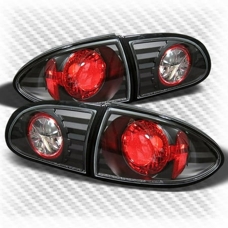 For 1995-2002 Chevy Cavalier Sport 2/4 Door Black Tail Lights Lamp New L+R Pair Left+Right 1996 1997 1998 1999 2000