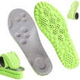 thumbnail image 1 of Plantillas Giwytey de espuma viscoelástica 4D con soporte de arco, verdes, 1 of 7