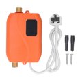 thumbnail image 1 of 3000W Instant Water Heater Small Electric Hot Water Heater for Household Kitchen UK Plug 220V Orange, 1 of 5