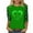 7-Green, variant on Cavosen Saint Patrick Day Womens Blouses 3/4 Sleeve Green Shamrock Print Irish Tops Round Neck Festival Pullover Shirts Loose Holiday T-Shirts Trendy Summer Vacation Tees M