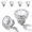 Brushed Nickel, variant on Crystal Cabinet Knobs 4 Pack Clear Glass Pulls for Kitchen Bedroom Bathroom Living Room Furniture, Brushed Nickel Base Old Style Cabinets Closet Dresser Drawers Cupboard Handles