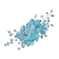 thumbnail image 3 of Rongfmy Épingle à Cheveux de Mariée Mode pour Tous Types de Cheveux Léger pour Fête Coiffe Bleue, 3 of 9