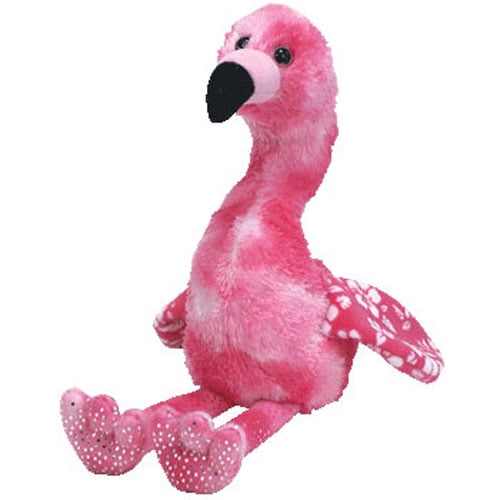 TY Beanie Baby TIKI the Pink Flamingo (7 inch)