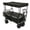 Black, variant on Tcbosik Collapsible Wagon with Canopy and 7" All-Terrain Wheels, Portable & Foldable Utility Cart with Mosquito Net, Wagon Cart with Rear Bag and Cup Holders for Camping, Shopping, Black