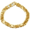 Pompeii3 Men's Link 14k Gold (46gram) or Platinum (74gram) 9mm Bracelet 8.25"