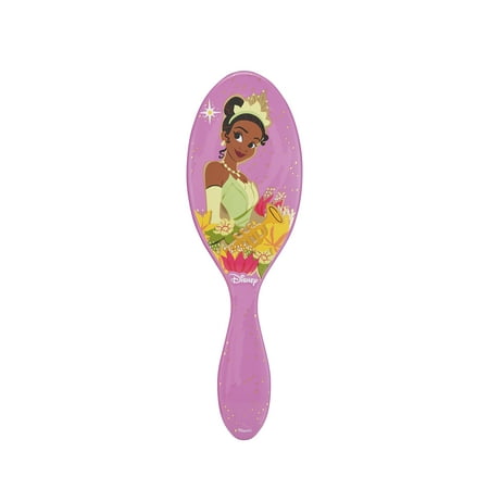 Wet Brush Original Detangler Hair Brush, For Wet or Dry Hair, Disney Collection, Princess Tiana, Pink