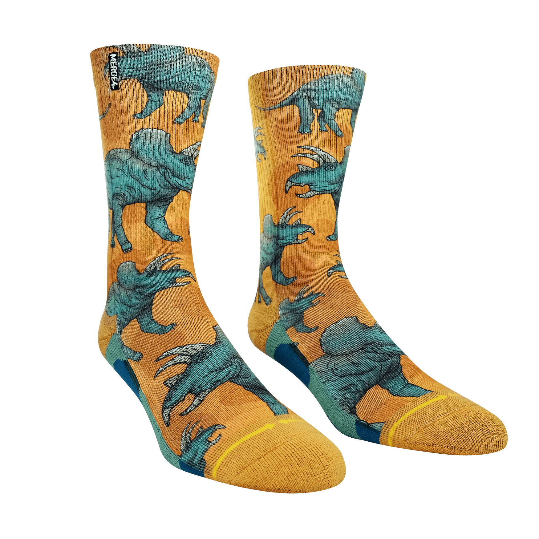 Dinosaur Pattern Compression Socks For Women Casual Fashion Crew Socks