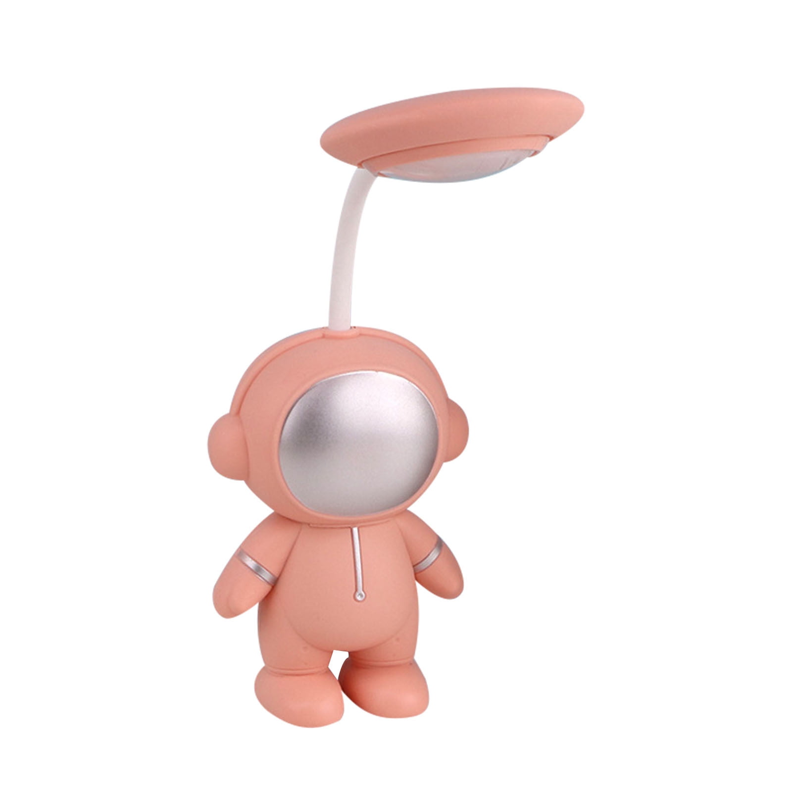 Holiday Savings! Feltree Night Lights Astronaut Spaceman LED Desk Lamp  Student Desktop Bedside Night Lamp Pink Plastic 