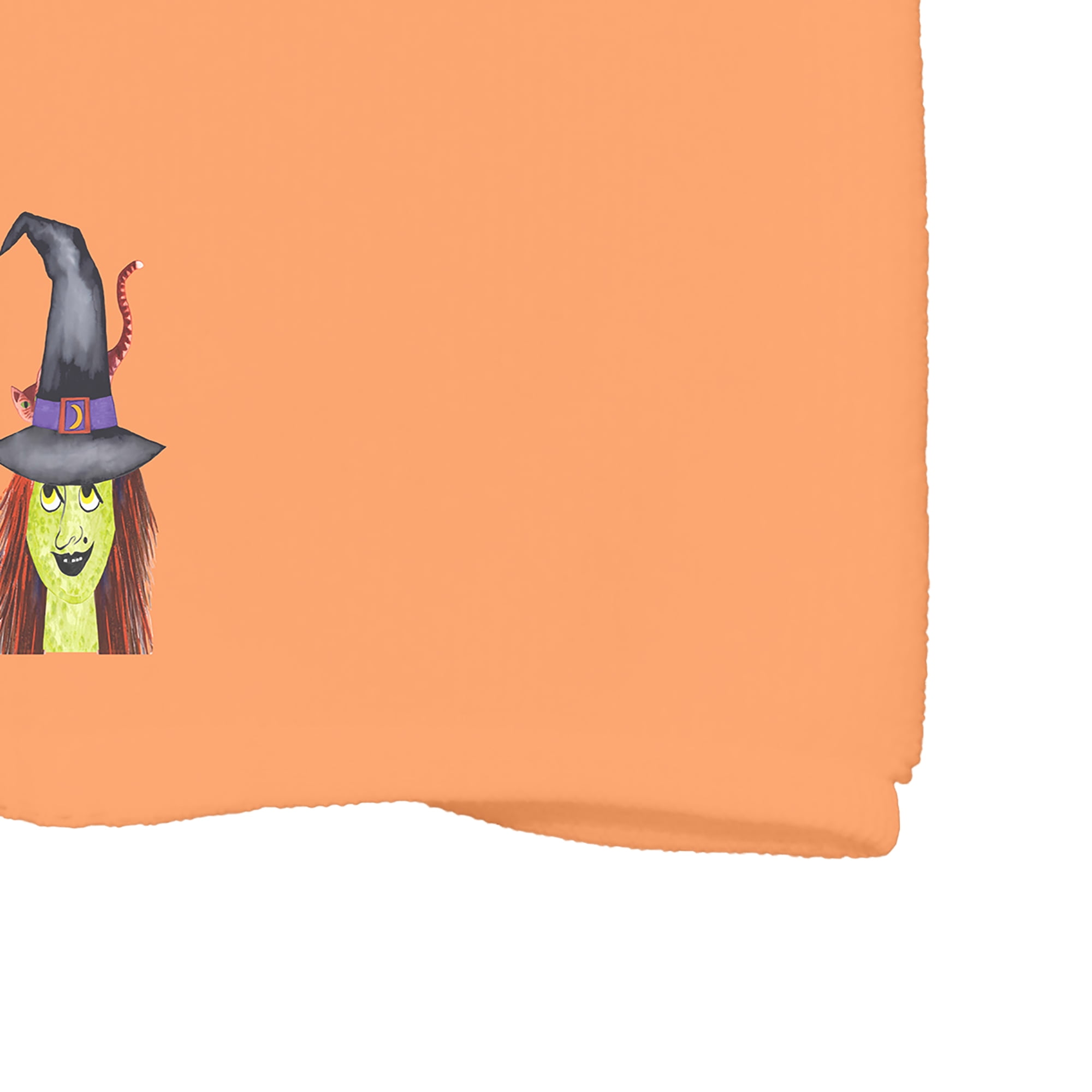 Simply Daisy Witches Hat 16x25 Inch Orange Halloween Print Kitchen Towel