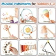 thumbnail image 3 of Instrumentos musicales M SANMERSEN Montessori de madera de 1 a 3 años, 3 of 7