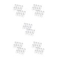 thumbnail image 1 of yingyy 1/2/3/5 2 Pairs Toe Separator Foot Spacer Multicolored Workmanship Smooth Surface Bunion Straightener Posture Corrector Transparent 5PCS, 1 of 6