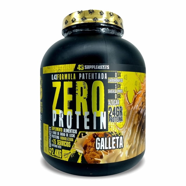 43 Proteina Zero Hidrolizada 2.4 Kg Galleta 43 Supplements. 43 Supplements 43SUPZEROGALLETA2.4