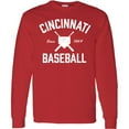 thumbnail image 3 of Inktastic Cincinnati Baseball Long Sleeve T-Shirt, 3 of 5