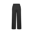 thumbnail image 5 of Dwellite Girls Flare Dress Pants for Kids School Uniform Bell Bottoms with Elastic Waist for Teens，2-13 Years Black 130, 5 of 6