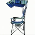 thumbnail image 3 of PUKNLY Camp Chair with Canopy & Carrying Bag - Multicolor Folding Recliner for Beach, Garden, Fishing and Outdoor Relaxation, 3 of 6