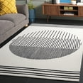 thumbnail image 2 of SAFAVIEH Rodeo Drive Becky Geometric Area Rug, Ivory/Black, 6' x 6' Square, 2 of 11