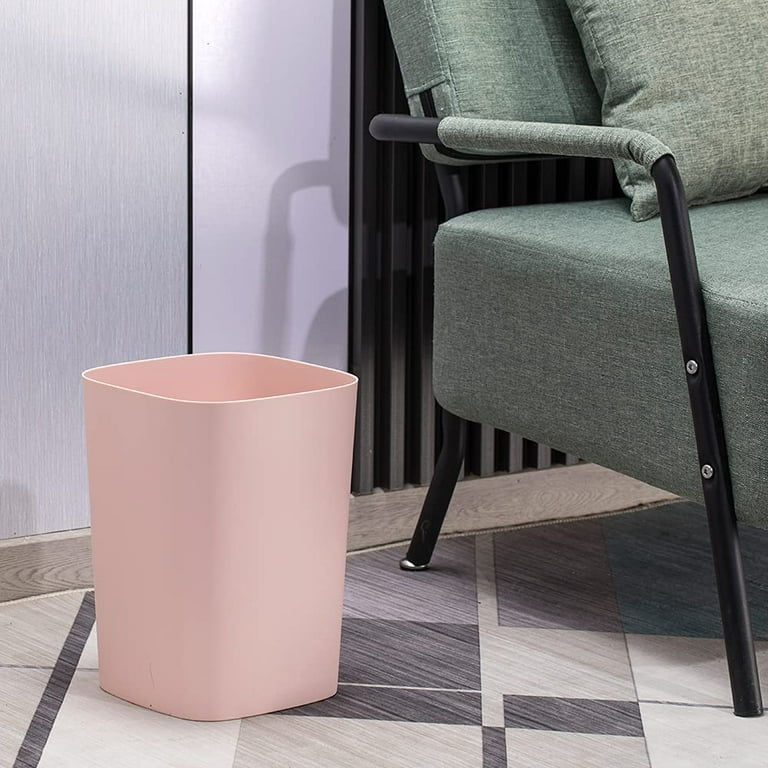 Pink Tall Trash Can