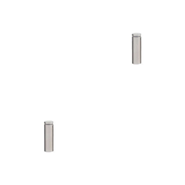 Scienceny Tornillo publicitario, duradero, de alto brillo, diseño aerodinámico, espejo de cristal, tuerca a prueba de arañazos, perno, soporte para 16x60mm 2piezas Scienceny CBP383106