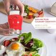 thumbnail image 4 of Salt And Pepper Shakers Set, Kitchen Decor, Glass Salt And Pepper Shakers Set, Cute Salt Shaker, 4 of 5