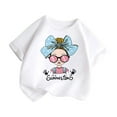 thumbnail image 3 of Toddler Girls T Shirt Kid Cute Graphic Round Neck Short Sleeve Summer Casual Tops for Girls Size 3-4T, 3 of 5