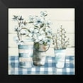 thumbnail image 2 of Robinson, Carol 20x20 Black Modern Framed Museum Art Print Titled - Gingham Blues, 2 of 5