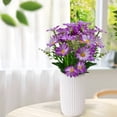 thumbnail image 6 of Artificial Fake Flowers Daisies Bouquets, Ongmies Simulated Small Daisies & Wild Chrysanthemums: Garden-Style Flower Garlands for Door Lintel Decorations, Multicolor Flowers Daisy with Stems, 6 of 8