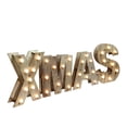 thumbnail image 2 of Northlight 26.5" Brown Battery Operated LED Lighted "XMAS" Wall Decor, 2 of 3